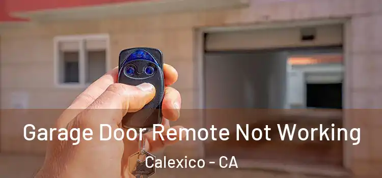  Garage Door Remote Not Working Calexico - CA